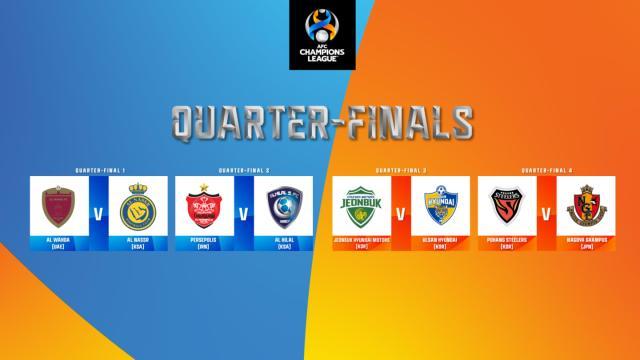 亚冠8强对阵揭晓：韩国最强两队火拼 浦项PK名古屋